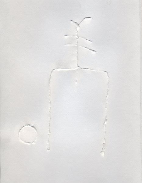 Giant. 2000. Paper relief. Copyright  A. Cocchi ©2000