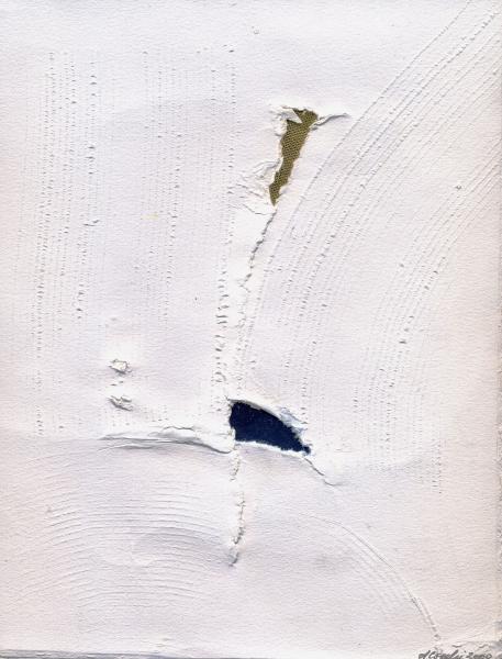 Narciso. 2000. Collage and paper relief. Copyright  A. Cocchi © 2000