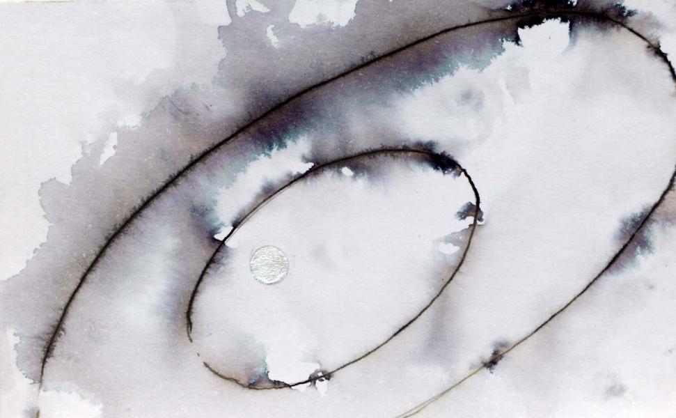New planet. 2010. Ink and acrylic on paper. cm. 6,5X10,5  Copyright © A. Cocchi 2010