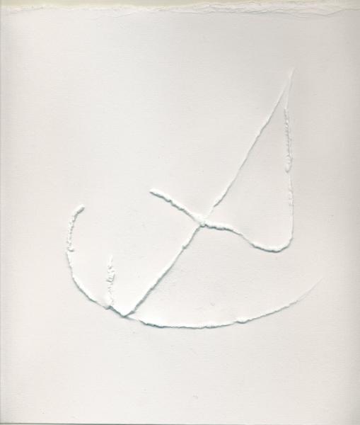 Ulysses II. 2002. Paper relief.  cm. 51X29,8. Copyright  A. Cocchi ©2002